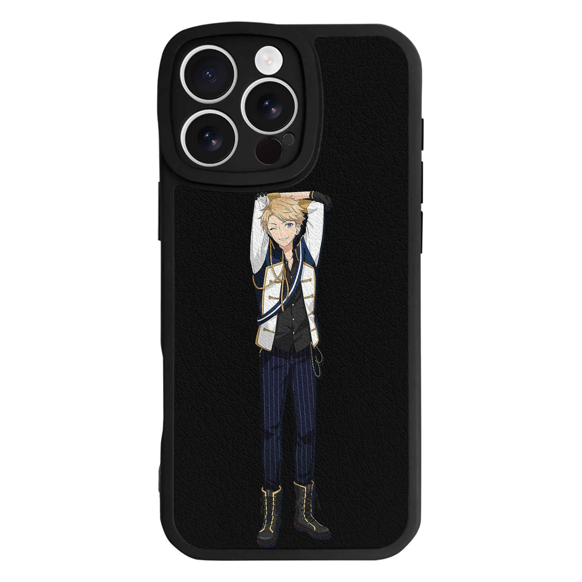 （画像用） あんさんぶるスターズ! Ensemble Stars 【iPhone 16シリーズ対応】シリコンスマホケース（レザー調） 材質：シリコン